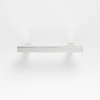Square Edge 3" Polished Chrome Cabinet Drawer Bar Pull