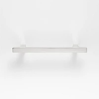 Square Edge 4" Polished Chrome Cabinet Drawer Bar Pull