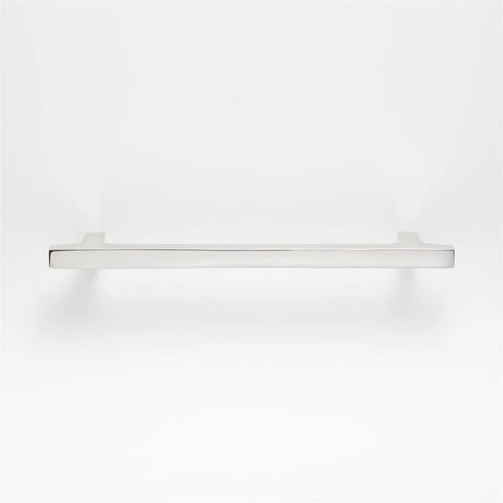 Square Edge 6" Polished Chrome Cabinet Drawer Bar Pull