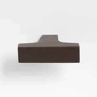 Square Edge Matte Black Cabinet Knob