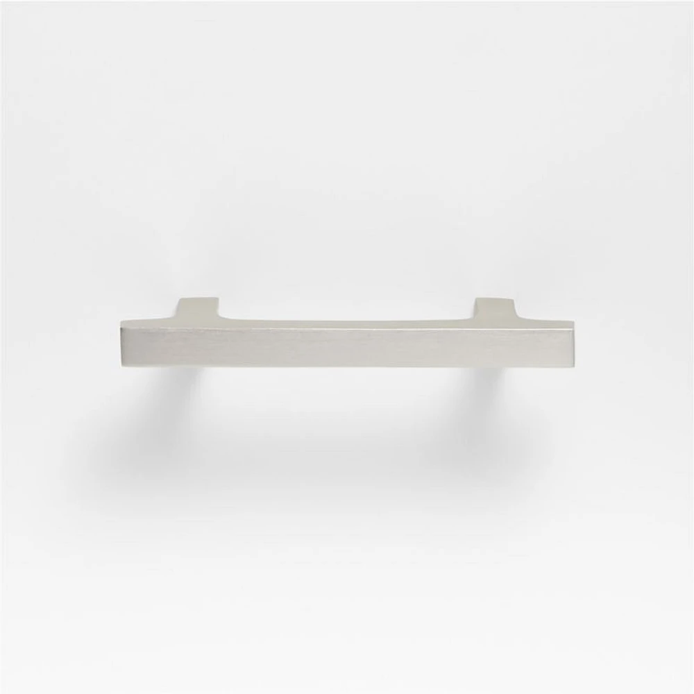 Square Edge 3" Brushed Nickel Cabinet Drawer Bar Pull