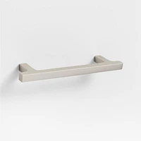 Square Edge 5" Brushed Nickel Cabinet Drawer Bar Pull