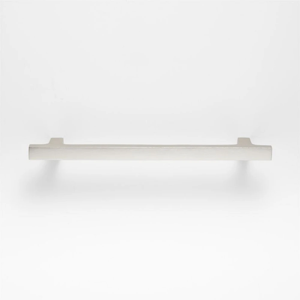 Square Edge 6" Brushed Nickel Cabinet Drawer Bar Pull