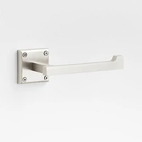 Square Edge Brushed Nickel Wall-Mounted Toilet Paper Holder