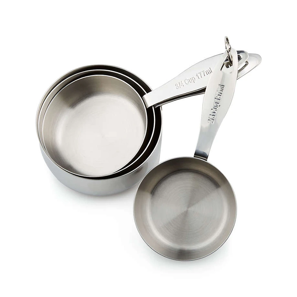 Stainless Steel Odd Size Measuring Cups, Set of 4