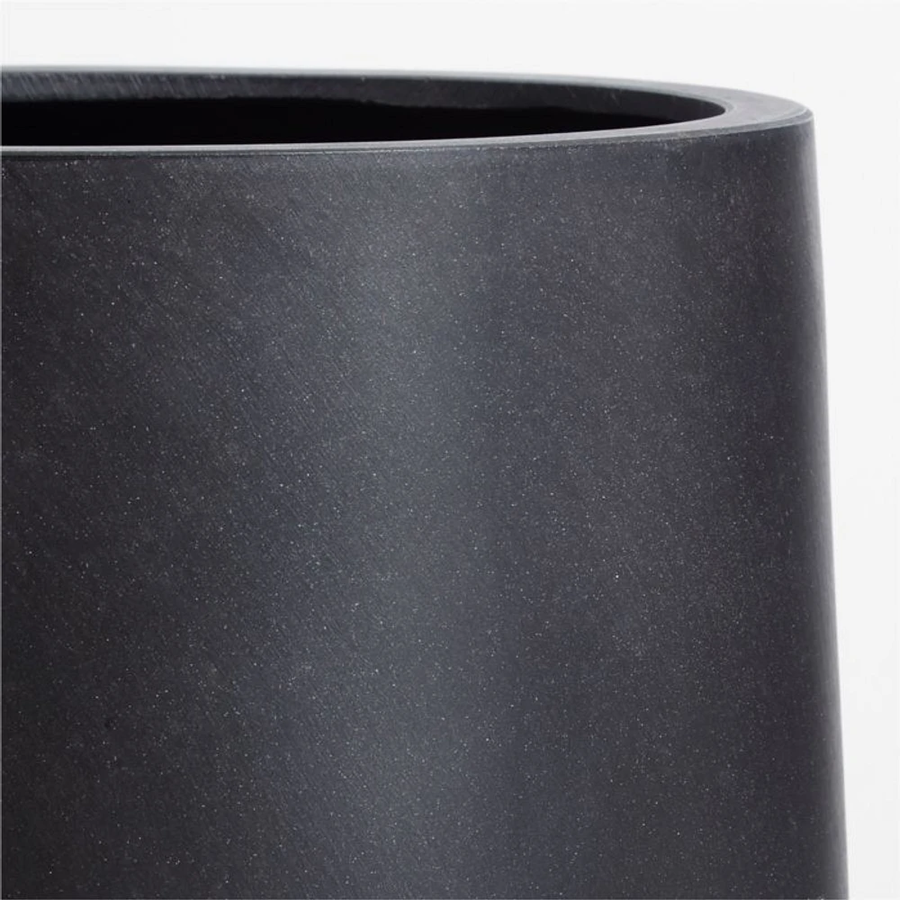 Saabira Charcoal 15.5" Tall Indoor/Outdoor Planter