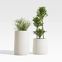 Saabira Taupe 15.5" Tall Indoor/Outdoor Planter