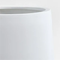 Saabira White 15.5" Tall Indoor/Outdoor Planter