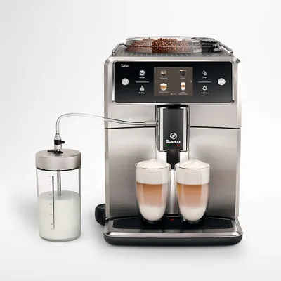 Philips Saeco Xelsis Stainless Steel Super-Automatic Espresso Machine with Milk Frother