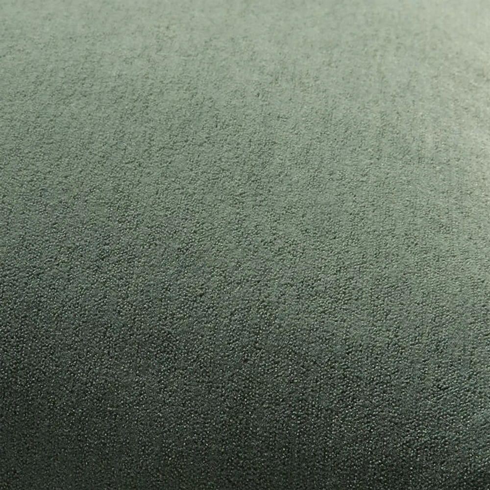 Salvia 22"x22" Green Faux Mohair Throw Pillow with Feather Insert by Athena Calderone