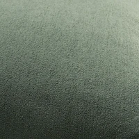 Salvia 22"x22" Green Faux Mohair Throw Pillow with Feather Insert by Athena Calderone