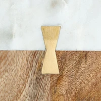 Salvia Narrow Nesting Marble and Wood Cheese Board