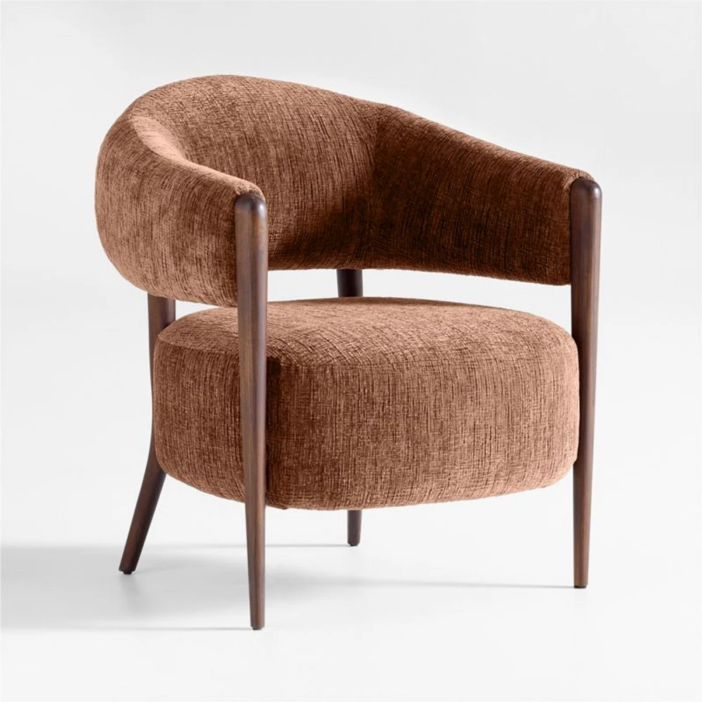 Santi Accent Chair with Ottoman