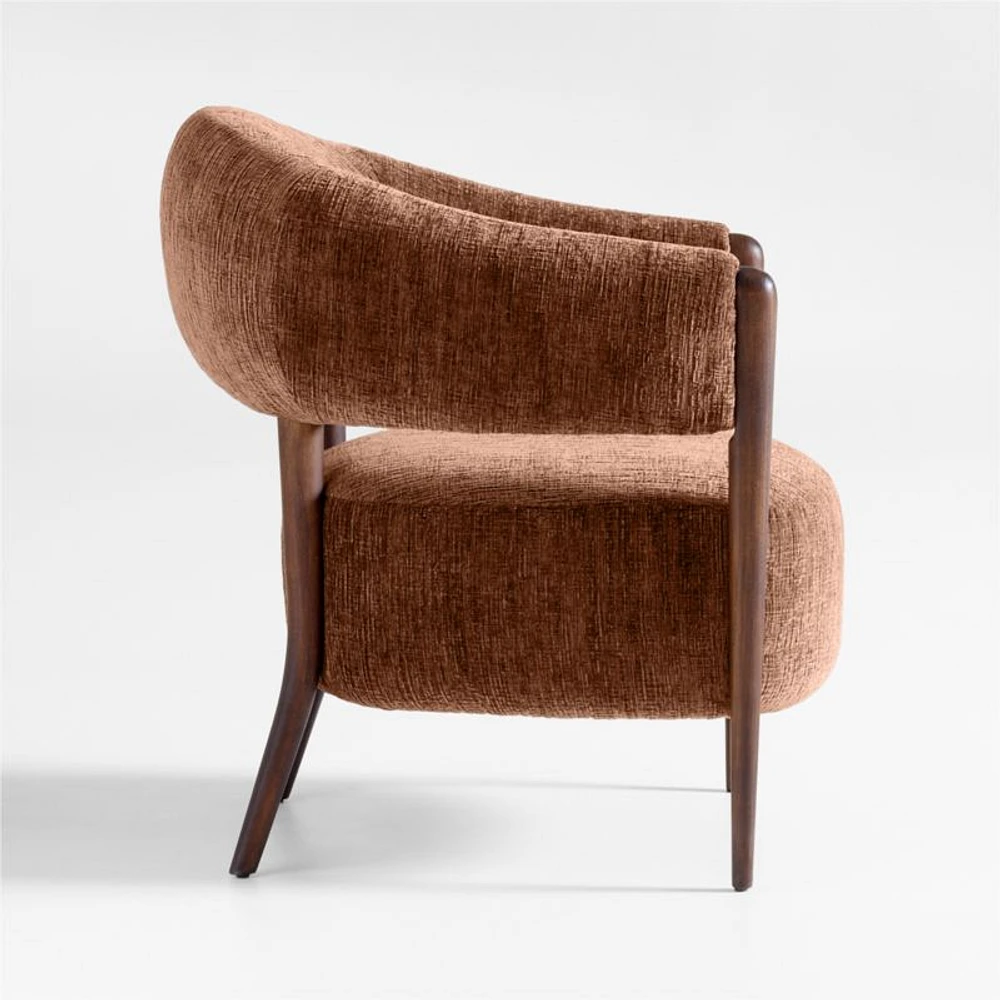 Santi Accent Chair with Ottoman
