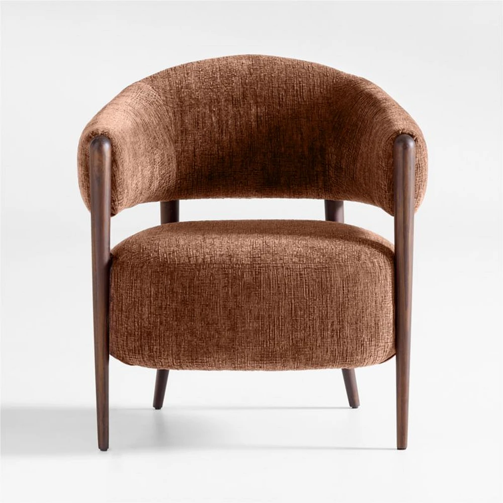 Santi Accent Chair with Ottoman
