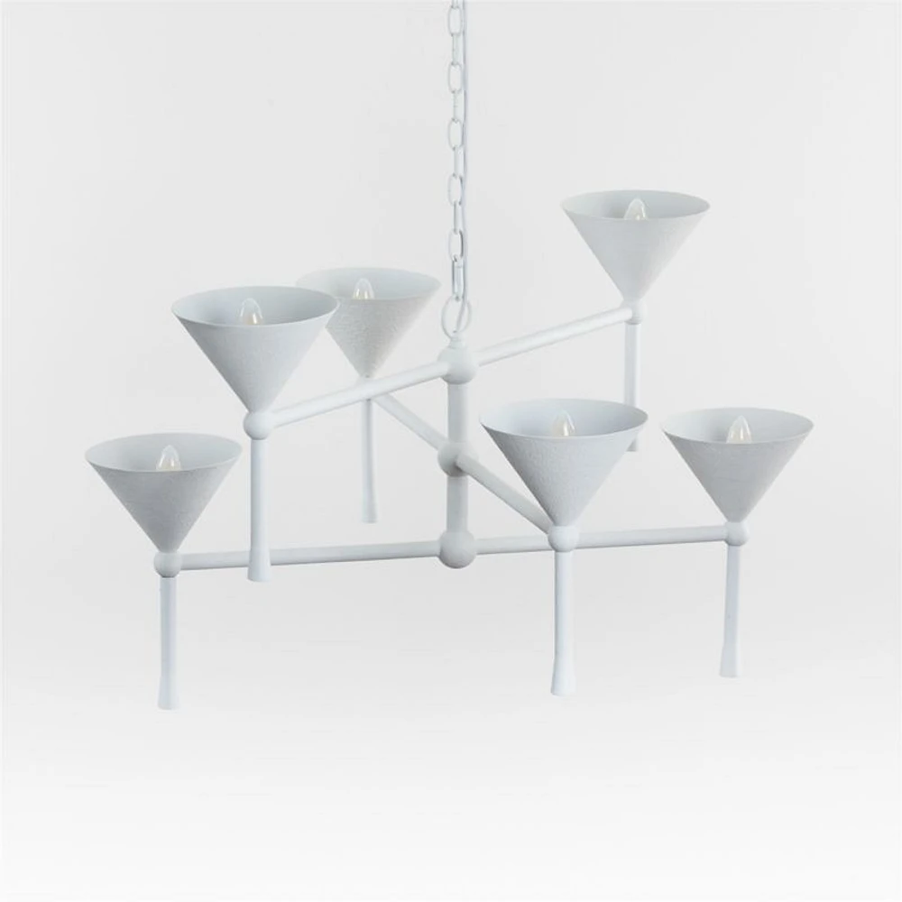 Sardinia 6-Light Plaster Chandelier