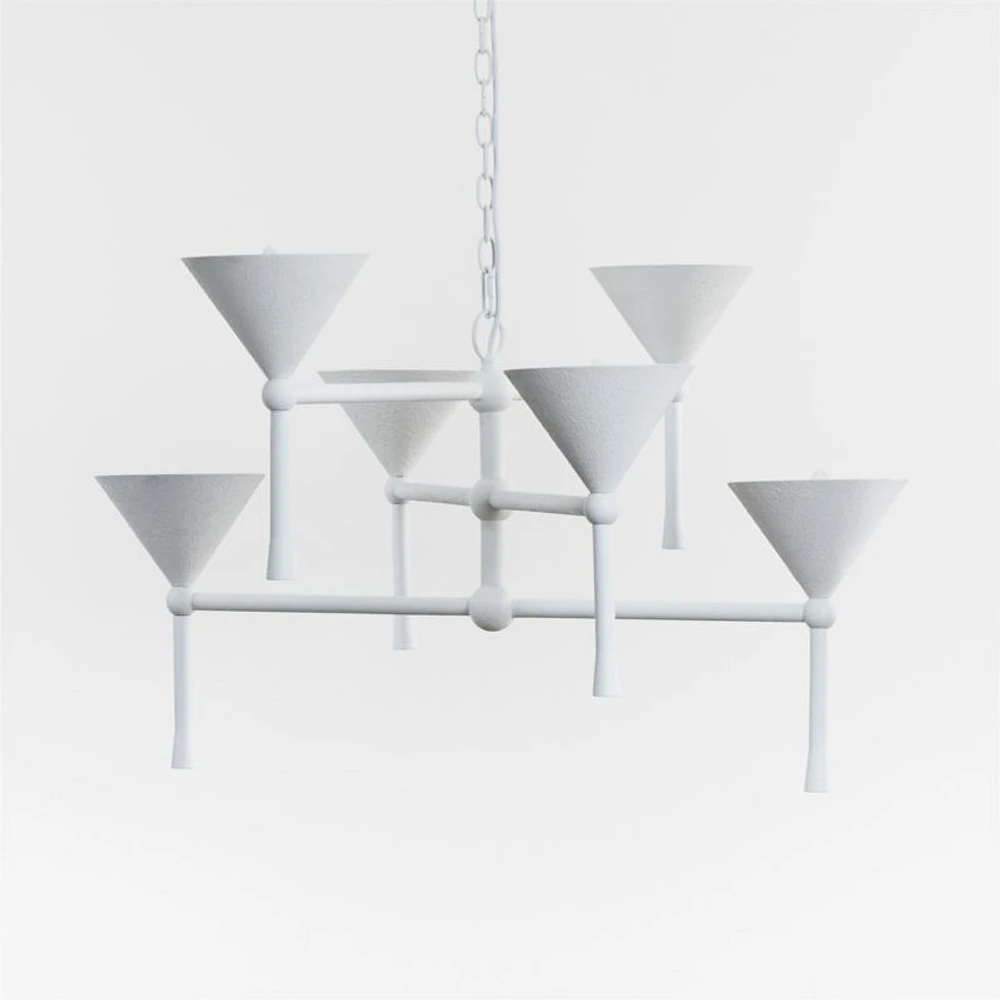 Sardinia 6-Light Plaster Chandelier