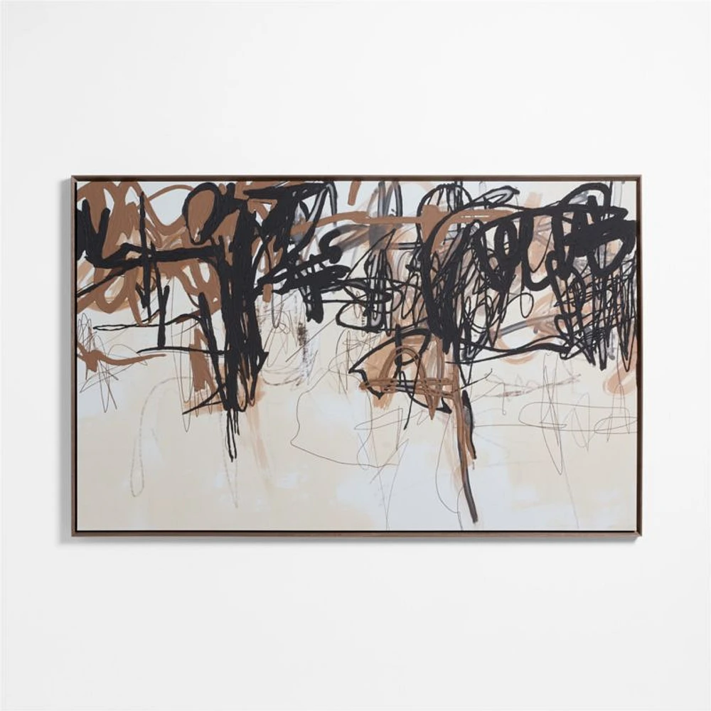 "Scatter" by Kichael Bonofiglio 81.7"x51.7" Framed Wall Art Print