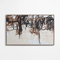 "Scatter" by Kichael Bonofiglio 81.7"x51.7" Framed Wall Art Print