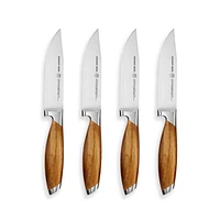 Schmidt Brothers ® Bonded Teak Steak Knives, Set of 4