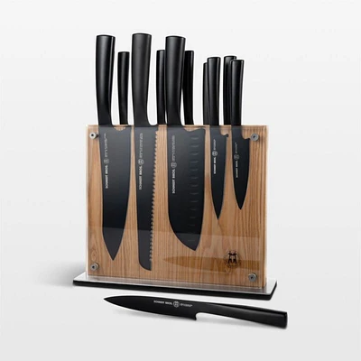 Schmidt Brothers ® Cutlery Jet Black 12-Piece Knife Set