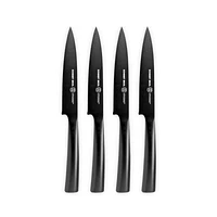 Schmidt Brothers ® Cutlery Jet Black 4-Piece Steak Knife Set