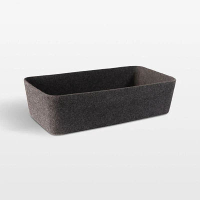 Sortjoy Long Carbon Sculpted Storage Bin