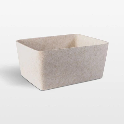 Sortjoy Wide Stone Sculpted Storage Bin