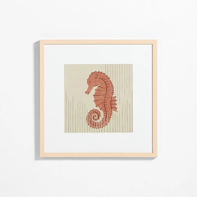 Seahorse Framed Wall Art Print