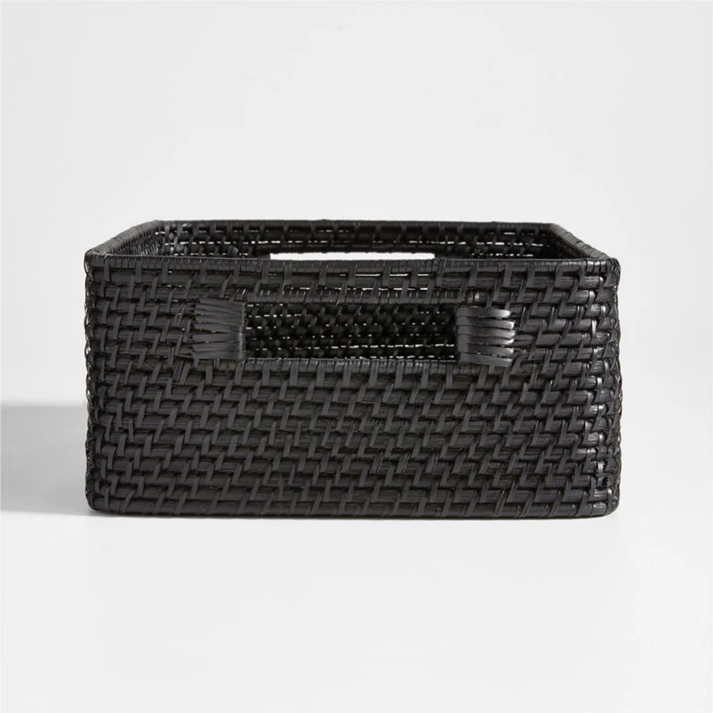 Sedona Black Low Open Tote