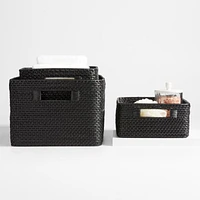 Sedona Black Low Open Tote