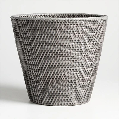 Sedona Grey Tapered Waste Basket/Trash Can