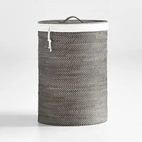 Sedona Grey Hamper with Laundry Bag Liner