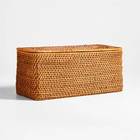 Sedona Honey Lidded Rectangular Tote