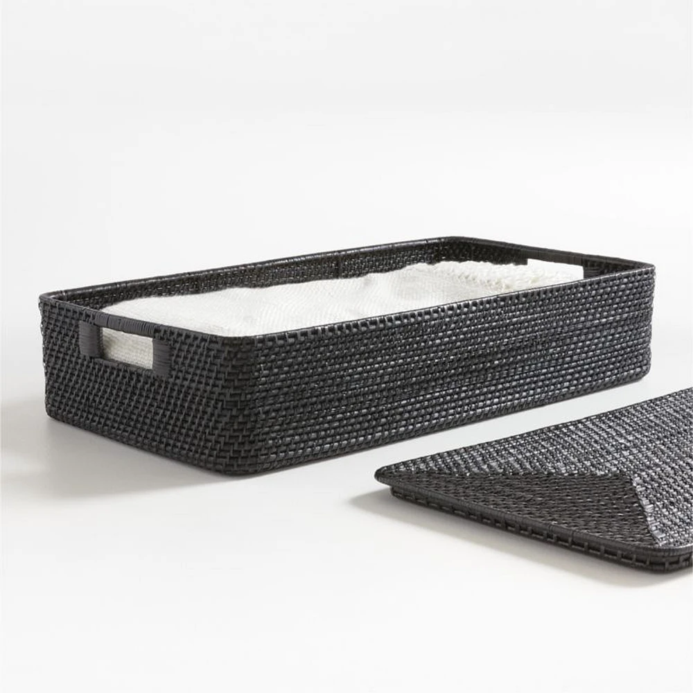 Sedona Black Under Bed Storage Basket