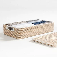 Sedona White Under Bed Storage Basket