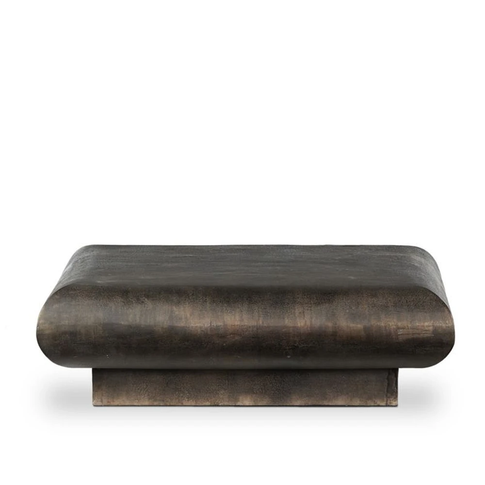 Serenity Distressed Bronze Indoor/Outdoor Coffee Table