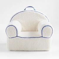 Large Sherpop Blue Sherpa Kids Lounge Nod Chair