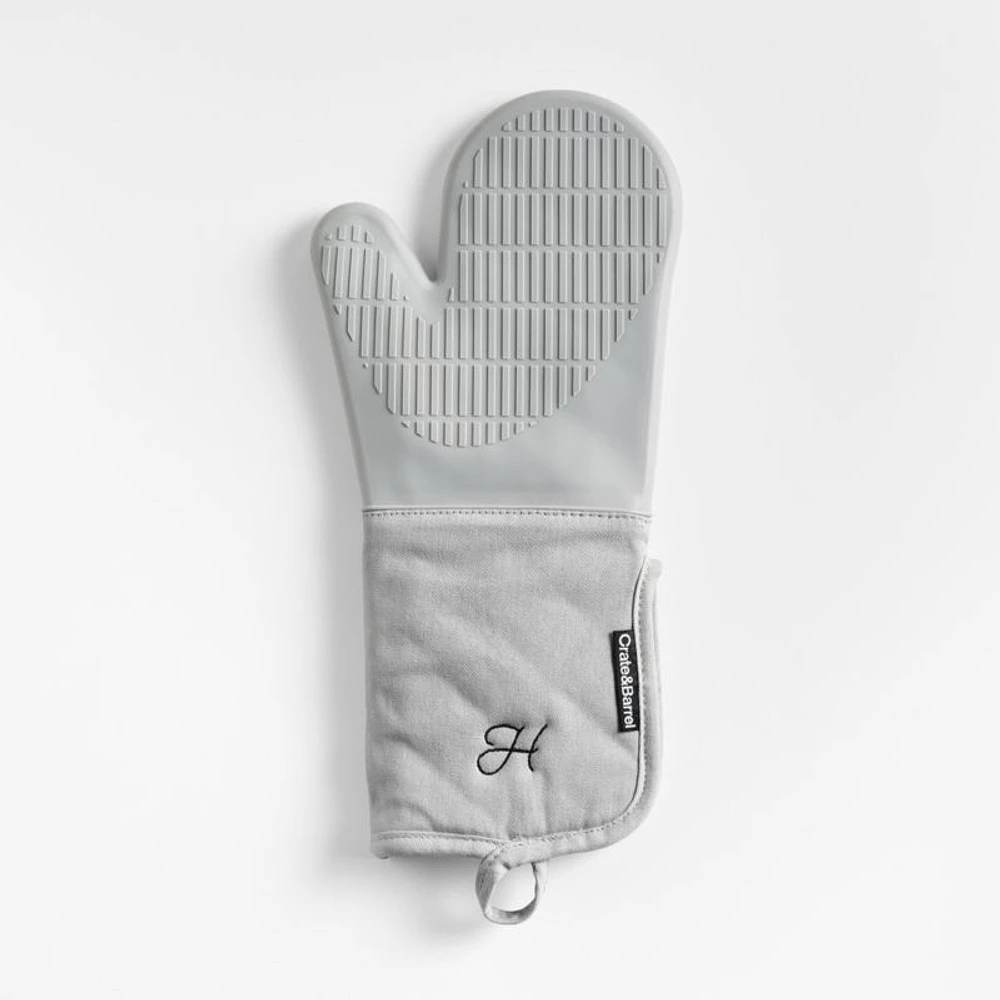 Silicone Grey Oven Mitt