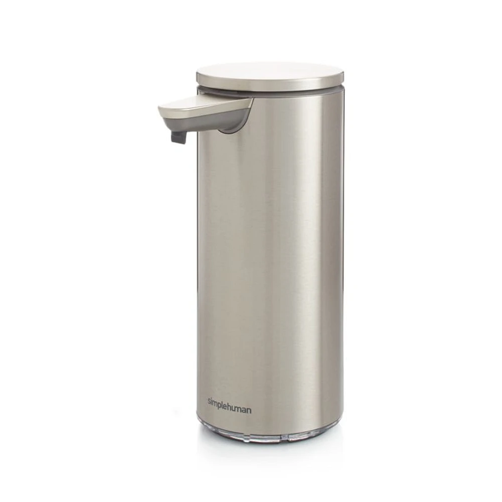 simplehuman ® Brushed Steel Rechargeable Sensor Pump 9-oz. Liquid Soap Dispenser