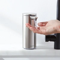 simplehuman ® Brushed Steel Rechargeable Sensor Pump 9-oz. Liquid Soap Dispenser