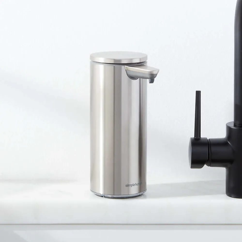 OXO Stainless Steel Soap Dispenser Pump + Reviews | Crate & Barrel