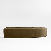 Sinuous 2-Piece Armless Sectional Sofa by Athena Calderone