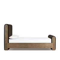 Sloane Cocoa Brown Upholstered  King Bed