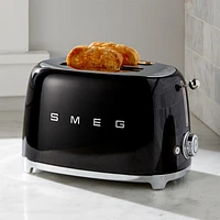 SMEG Black 2-Slice Toaster