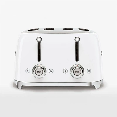 SMEG White 4x4-Slice Toaster