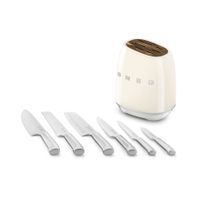 Smeg Launched A 7-Piece Knife Block Set At Crate & Barrel