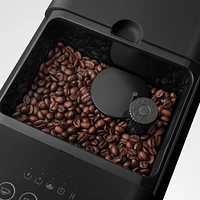 SMEG Black Automatic Coffee and Espresso Machine with Milk Frother