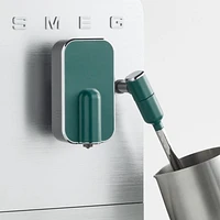 SMEG Matte Jade Green Automatic Coffee and Espresso Machine with Milk Frother