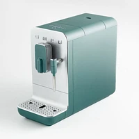 SMEG Matte Jade Green Automatic Coffee and Espresso Machine with Milk Frother